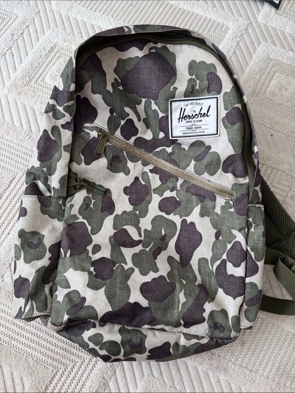 Herschel Supply Company Camo Backpack in Olive, Brown & Tan